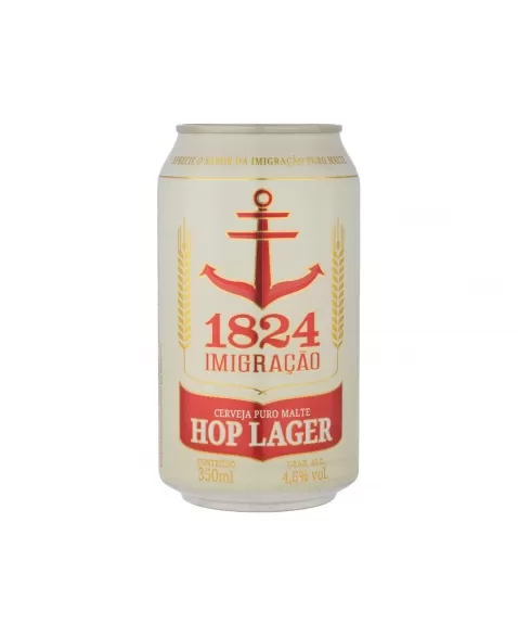 IMIGRACAO HOP LAGER LATA 350 ML