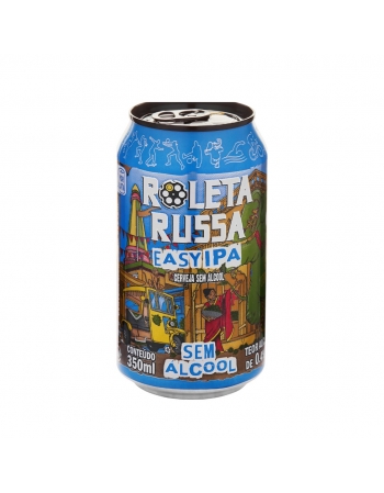 ROLETA RUSSA EASY IPA SEM ALCOOL LATA 350 ML