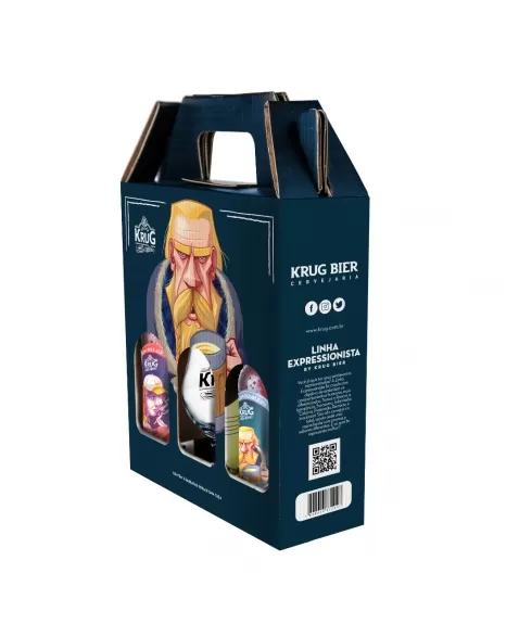 KRUG KIT EXPRESSIONISTA 2 GARRAFAS E 1 COPO