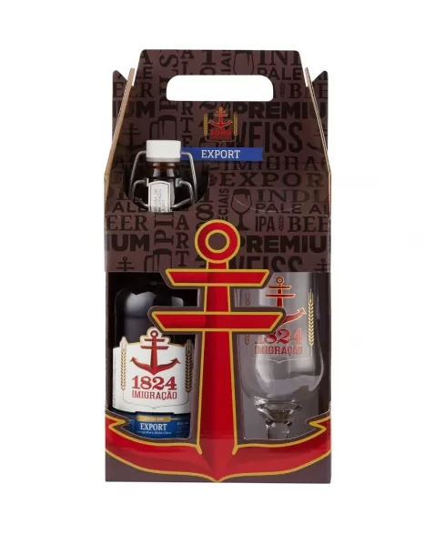 KIT IMIGRACAO EXPORT - 1GF 500ML + 1 COPO