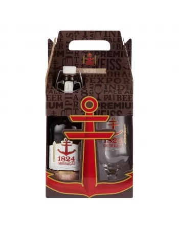 KIT IMIGRACAO WEISS - 1GF 500ML + 1 COPO