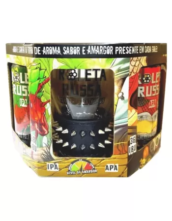 KIT ROLETA RUSSA APA + IPA - 2 LATAS + 1 COPO