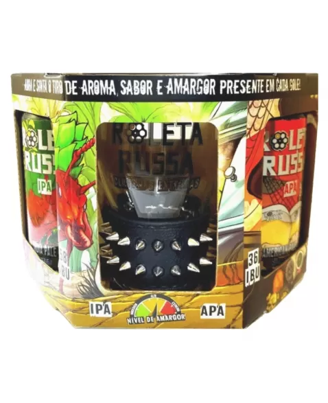 KIT ROLETA RUSSA APA + IPA - 2 LATAS + 1 COPO