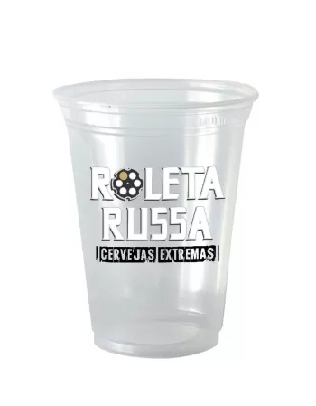 COPO PLASTICO ROLETA RUSSA 400ML