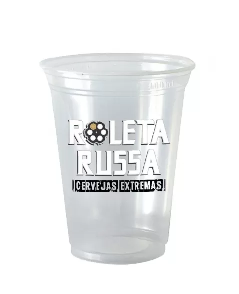 COPO PLASTICO ROLETA RUSSA 400ML