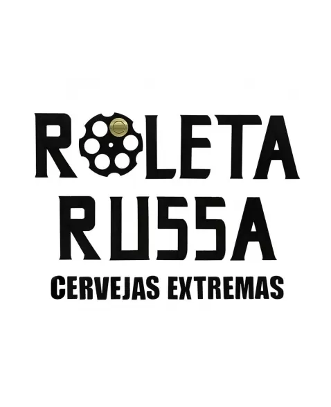 LETREIRO DE PAREDE ROLETA RUSSA - 100X70CM