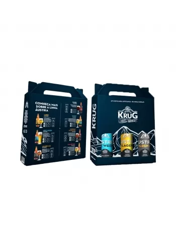 KIT KRUG BIER AUSTRIA (03 GARRAFAS 600ML)