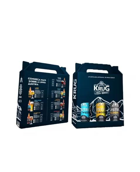 KIT KRUG BIER AUSTRIA (03 GARRAFAS 600ML)