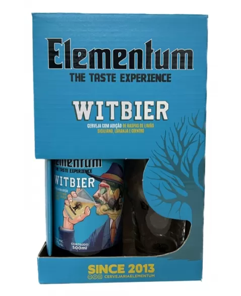KIT ELEMENTUM WITIBIER - 1GF 500ML + 1 PINT 285ML