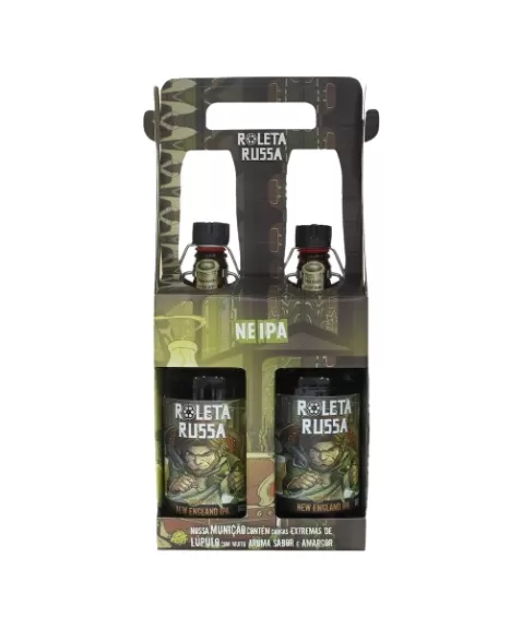 KIT ROLETA RUSSA 2 GF 500ML NEW ENGLAND IPA