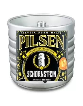 SCHORNSTEIN CHOPP AMERICAN - BARRIL 30L AÇO INOX