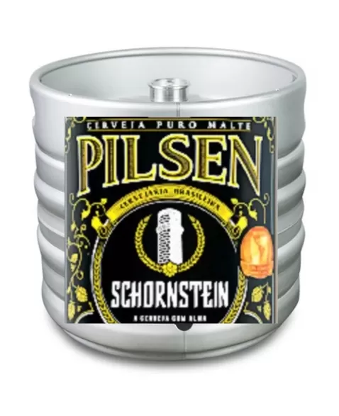 SCHORNSTEIN CHOPP AMERICAN - BARRIL 30L AÇO INOX